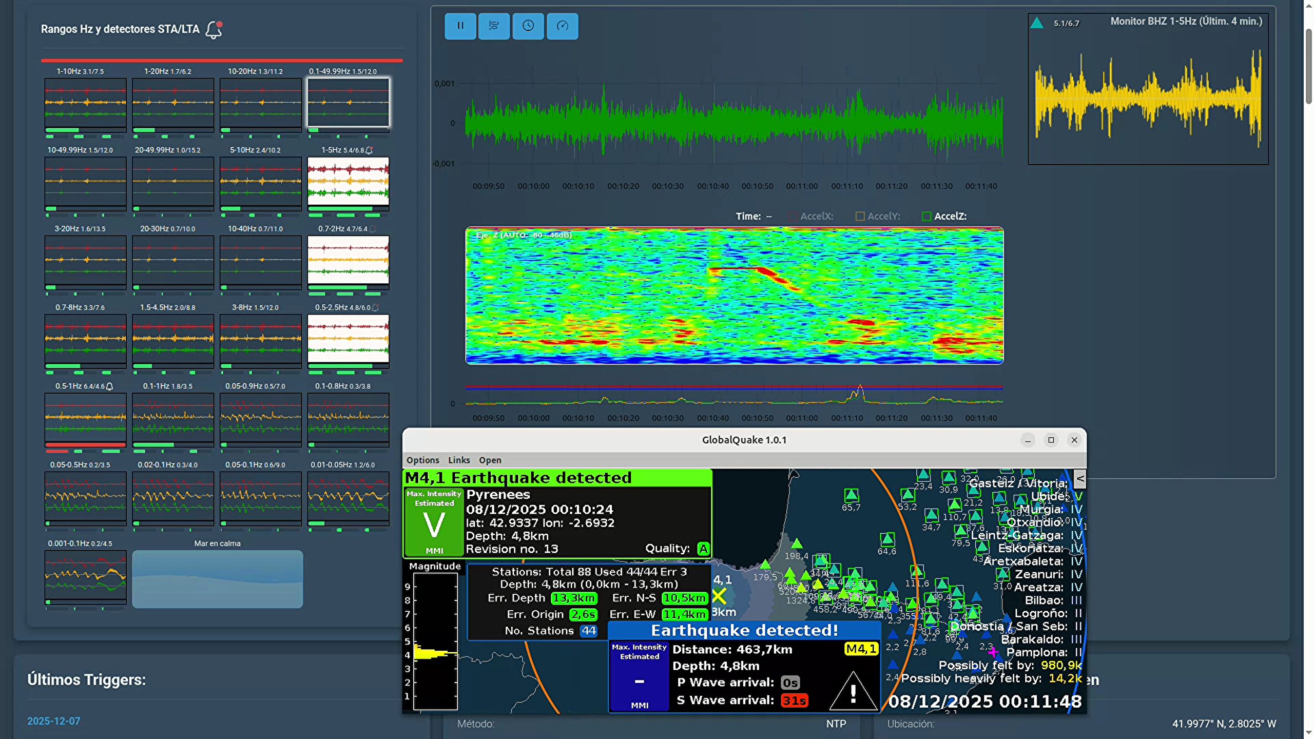 M4.0 - Terremoto en Iruña Oka / Iruña de Oca