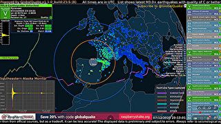 El terremoto M4.0 de Iruña Oka se ha captado en varios paises como Gran Bretaña, Alemania y toda Francia
