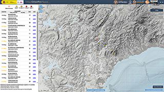 Dozens of Earthquakes Between M1.8 and M2.6 Southeast of Malaga During Severe Flooding