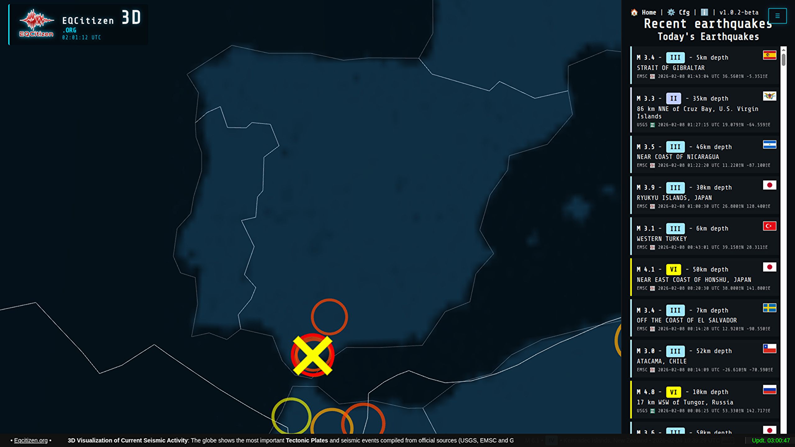 M3.5 - Earthquake in Gaucín, Málaga