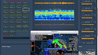 Earthquake in the Tyrrhenian Sea, southwest of Naples, Italy