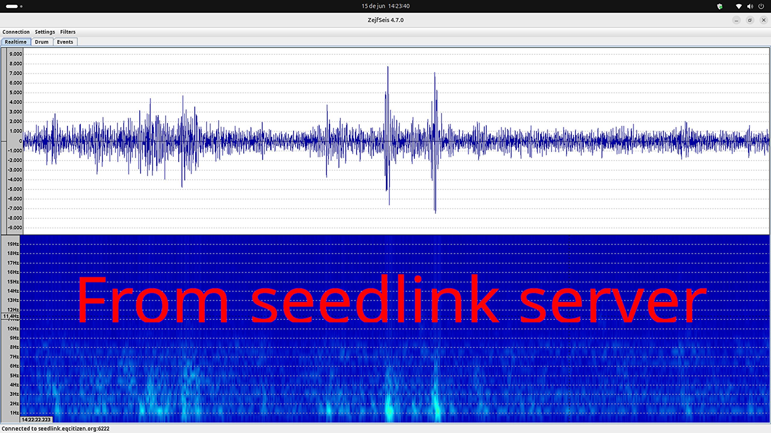 Hoe je elke SeedLink-seismograaf met ZejfSeis verbindt